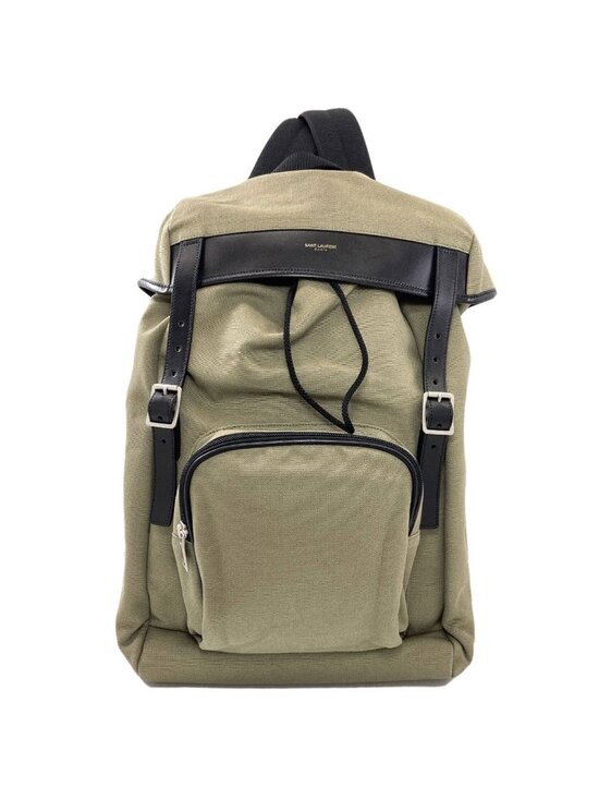 Saint Laurent Logo Backpack Canvas main image 6